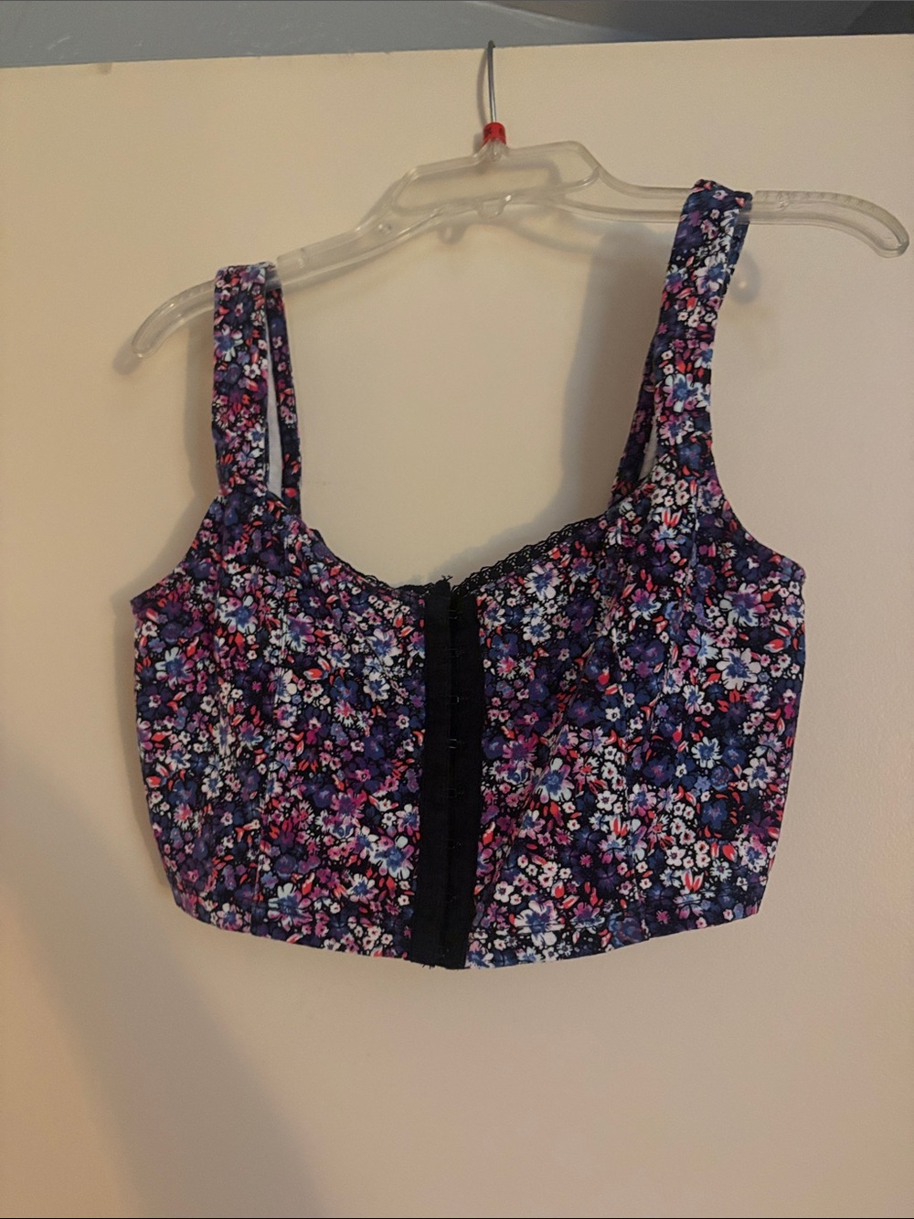 Floral Crop Top - Purple Multi